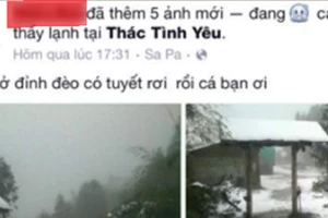 Thanh niên dựng chuyện Sapa có tuyết rơi và cái kết đắng