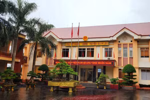 Trụ sở HĐND - UBND huyện Ea H'leo. (Ảnh: TT)