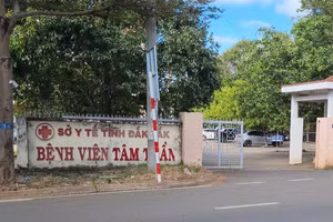 Bệnh viện Tâm thần tỉnh Đắk Lắk. (Ảnh: MC)