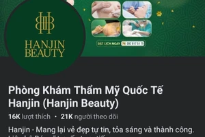 Trong quá trình làm việc, đại diện cơ sở Phòng khám thẩm mỹ Quốc tế HanJin không hợp tác với đoàn kiểm tra, bỏ về, không ký biên bản kiểm tra y tế. (Ảnh: CMH)