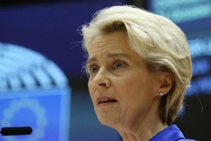 Chủ tịch Ủy ban châu Âu Ursula von der Leyen. (Ảnh: AFP / Valeria Mongelli)