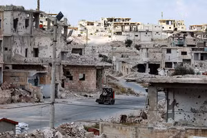 Syria bị chiến tranh tàn phá. (Ảnh: Mei)