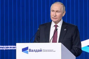 Tổng thống Putin tại cuộc họp thường niên của Câu lạc bộ Thảo luận Valdai.