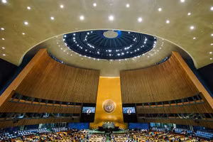 Một phiên họp tại Liên Hợp Quốc.