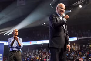 Tổng thống Joe Biden và cựu Tổng thống Obama.