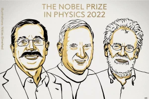 3 nhà khoa học đoạt giải Nobel vật lý 2022.