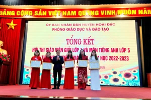 Phòng GD&ĐT Hoài Đức vừa tổ chức thành công Hội thi giáo viên giỏi cấp huyện năm học 2022-2023. 