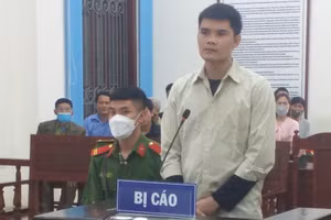 Ngô Văn Nam tại phiên tòa xét xử.