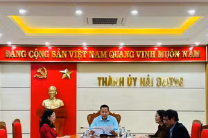 Kỳ họp thứ 44 của Ủy ban kiểm tra Thành ủy Hải Dương.