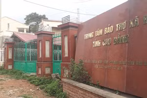 Trung tâm Bảo trợ xã hội tỉnh Cao Bằng hiện đang ở trong tình trạng hoang hóa.