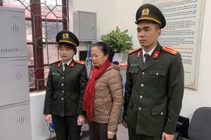 Cơ quan công an thi hành các quyết định tố tụng đối với Nguyễn Thị Huệ.