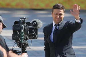 Tổng thống Ukraine Vladimir Zelensky.