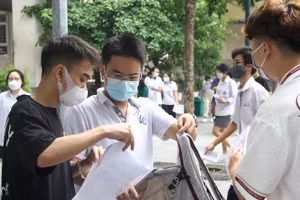 Thí sinh tham dự Kỳ thi tốt nghiệp THPT năm 2022. Ảnh: TG