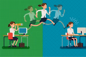 Nhiều người nhảy việc vì đãi ngộ chưa xứng đáng. Ảnh minh họa