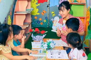 Giáo viên mầm non hợp đồng tại tỉnh Phú Thọ.