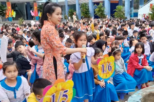 Trường Tiểu học Nguyễn Văn Trỗi (quận Liên Chiểu) tận dụng hết các phòng chức năng để làm phòng học mới đảm bảo cho học sinh khối 1 - 2 - 3 học 2 buổi/ngày. 