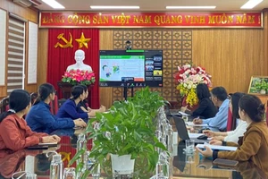 Cán bộ, giáo viên Trường Tiểu học Bích Sơn (Việt Yên, Bắc Giang) trao đổi, thảo luận về sách giáo khoa. Ảnh: Phòng GD&ĐT Việt Yên cung cấp