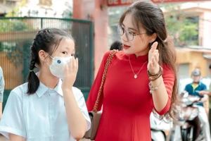 Các trường học ở Hà Nội vẫn tổ chức dạy học bình thường.