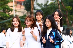 Sinh viên Trường ĐH Sư phạm Hà Nội. Ảnh: INT