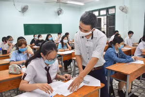 Bỏ quy định thí sinh được mang theo máy ghi âm, ghi hình giúp giảm áp lực cho cán bộ coi thi. Ảnh: ITN