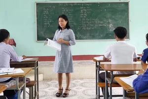 Cô Kiều và lưu học sinh Lào.