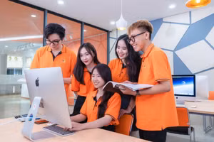 Sinh viên Trường ĐH FPT. Ảnh: NTCC