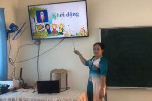 Cô giáo Châu Thanh Tuyền. Ảnh: NVCC