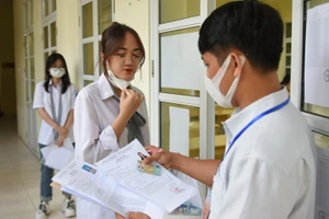 Thí sinh tham dự Kỳ thi tốt nghiệp THPT năm 2022. Ảnh: INT