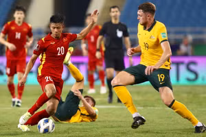 Trận Việt Nam (20) gặp Australia ở vòng loại thứ 3 World Cup 2022 khu vực châu Á.