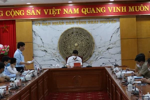 Quang cảnh cuộc họp.