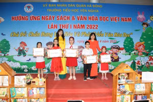 Cuộc thi đã thu hút sự tham gia nhiệt tình của đông đảo học sinh, giáo viên trong trường.