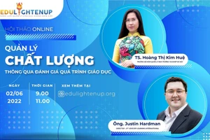 Chương trình hội thảo online với sự tham gia của hai vị diễn giả trong nước và quốc tế.