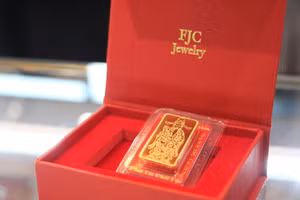 Một trong những sản phẩm Vàng Thần Tài 24K của thương hiệu FJC năm 2022.