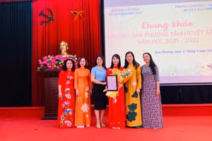 Chung khảo giải thưởng "Nhà giáo Đan Phượng tâm huyết, sáng tạo năm học 2021-2022" đã diễn ra thành công tốt đẹp.