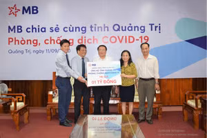 MB chia sẻ cùng tỉnh Quảng Trị phòng chống dịch Covid-19.
