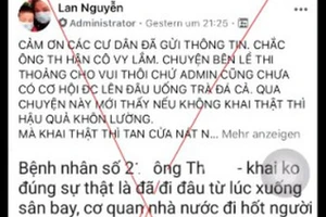 Hà Nội: Phạt 12,5 triệu đồng người tung tin sai về dịch Covid-19 tại Times City