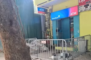 Khu vực phát hiện người đàn ông tử vong.