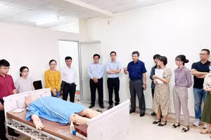 Cơ sở vật chất của Khoa Y - Đại học Quốc gia TPHCM. (Ảnh: Khoa Y)