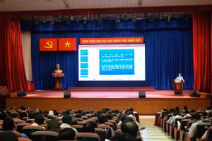 Toàn cảnh hội nghị tập huấn. Ảnh: Mạnh Tùng