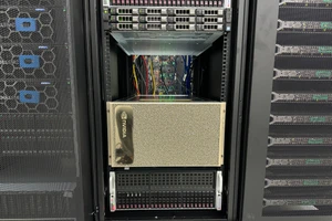 Siêu máy chủ NVIDIA DGX A100 tại Trường Đại học Công nghệ Thông tin. Ảnh: UIT