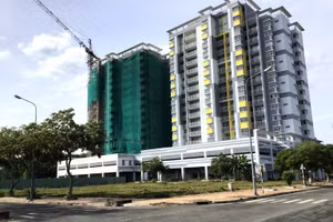 Dự án Khu cao ốc liên hợp (Trung tâm TP Nhơn Trạch) tại xã Phú Hội, huyện Nhơn Trạch, Đồng Nai. (Ảnh: Phúc Minh)