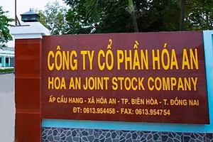 Trụ sở Công ty Cổ phần Hoá An. Ảnh: CTV