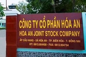 Trụ sở Công ty Cổ phần Hoá An. Ảnh: CTV