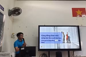  Tập huấn Sử dụng Công cụ Office 365 và giới thiệu về Cộng đồng Giáo viên Sáng tạo Việt Nam tại trường THPT Võ Thành Trinh