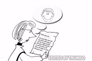 Ông chồng cao thủ viết thư khuyên vợ về nhà