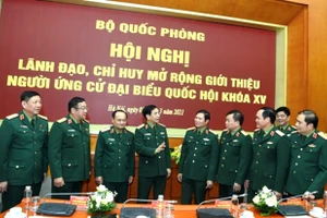 Quốc hội khóa XV có 33 đại biểu quân đội