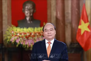 Chủ tịch nước Nguyễn Xuân Phúc. Ảnh: Thống Nhất/TTXVN.