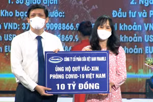 Vinamilk tiếp tục ủng hộ 10 tỷ đồng vào Quỹ vắc xin phòng Covid-19