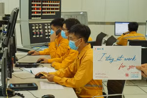 Lực lượng 3T của PV GAS gửi thông điệp: Chúng tôi trực chiến để mọi người an tâm giãn cách phòng chống dịch.