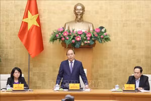  Thủ tướng Nguyễn Xuân Phúc phát biểu. Ảnh: Thống Nhất/TTXVN